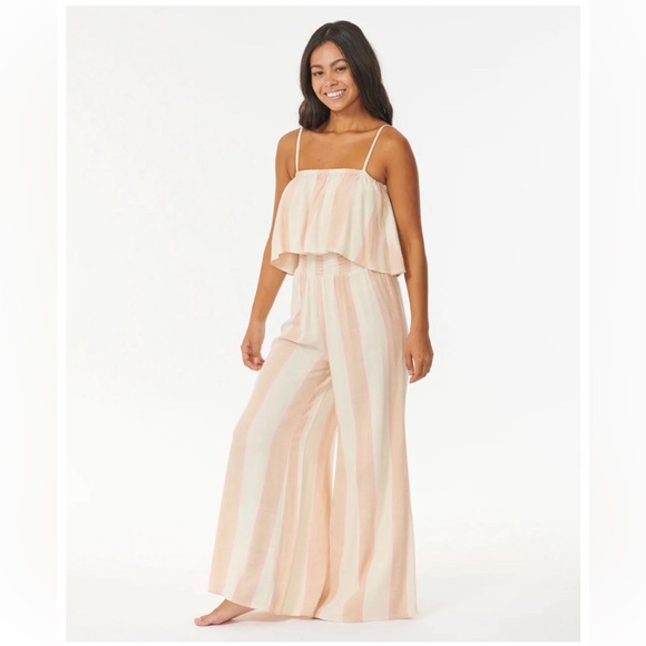 Rip Curl Pants - Rip Curl La Quinta Stripe Jumpsuit